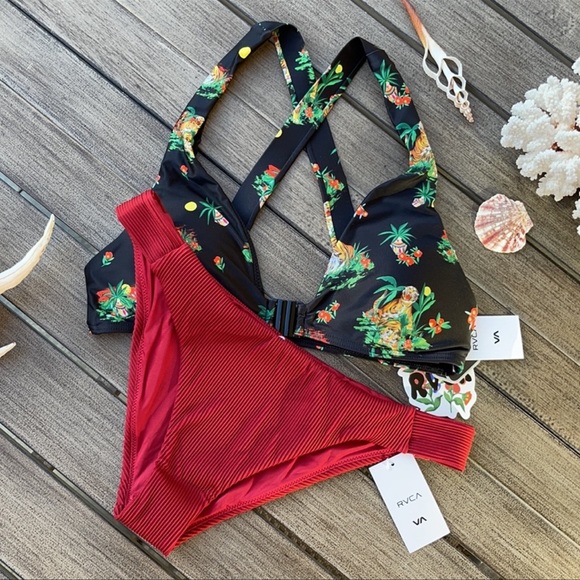 🌴🔆RVCA- WILD THING FADE OUT BIKINI SET🔆🌴 - Picture 7 of 14
